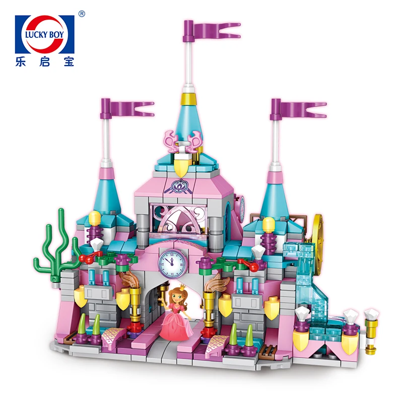 

12 In 1 Princess Castle Building Blocks City house DIY Bricks Educational Toy For Children Gifts