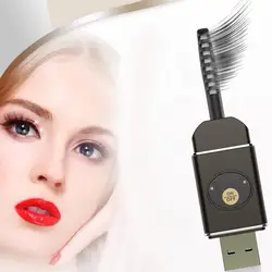 Портативный Электрический инструмент для завивки ресниц + гребень USB Curled Lashes Clip Makeup Прививка ресниц инструменты