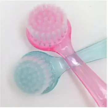 

Nylon Transparent Exfoliating face Brush with Cover Feminine Hygiene Product for Health Care Supplies Random Color