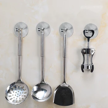 

4 Packs Adhesive Hooks Wall Hooks Hangers Heavy Duty Stainless Steel Waterproof Robe Towel Stick On Hooks
