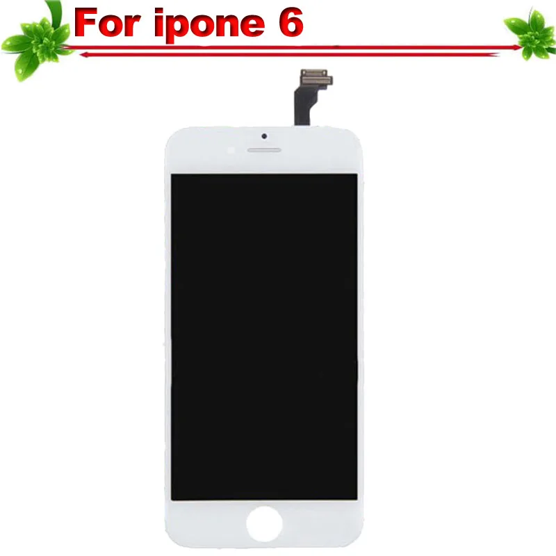 10 шт. для iphone 6 ЖК дисплей сенсорный экран полная сборка Замена 4 7 дюйма