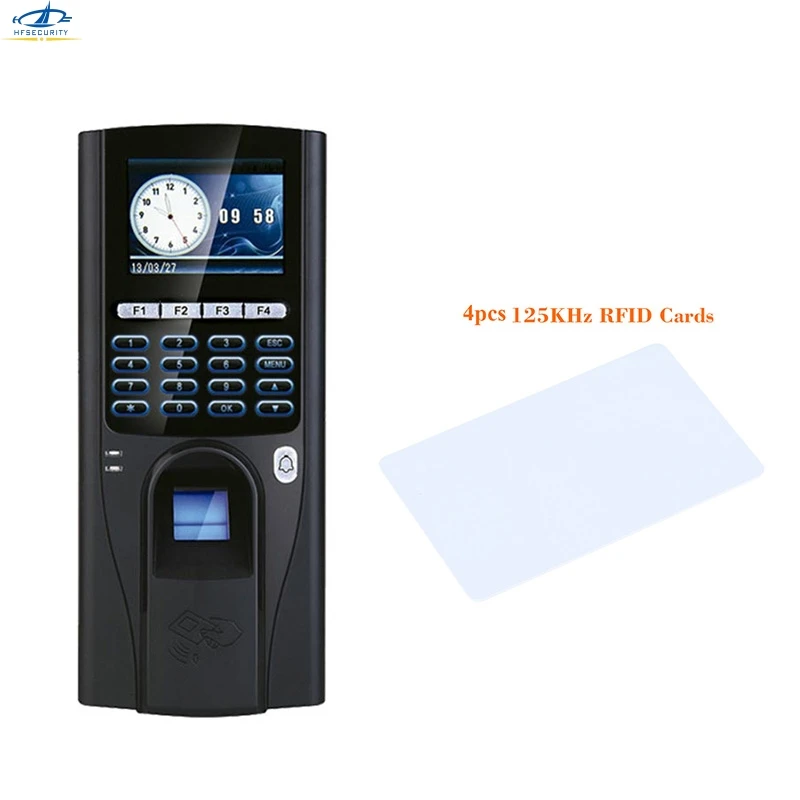 Hfsecurity цифровой электрический RFID считыватель палец сканер штрих-код Системы отпечатков пальцев дверь контроля доступа Замок Системы