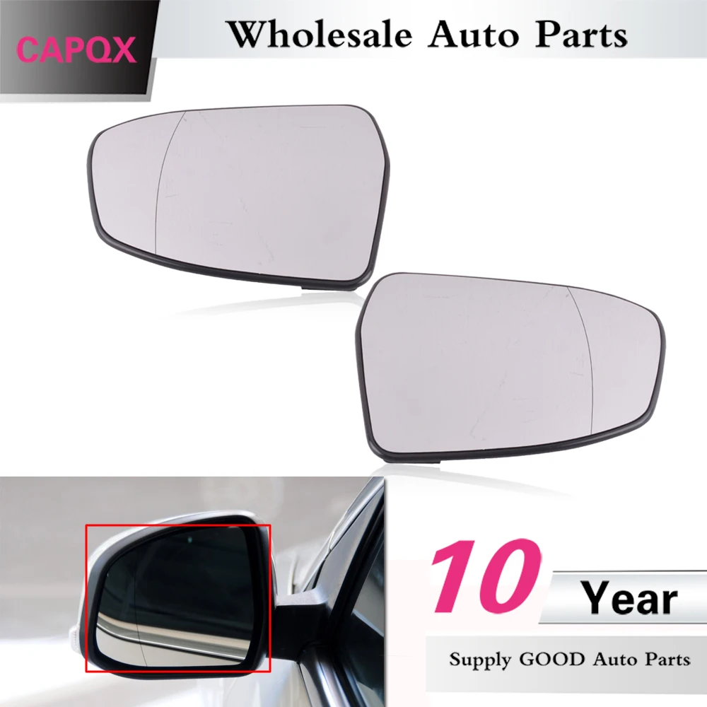 

CAPQX With heated Rear View Mirror Glass Lens For Ford Focus 2012-2017 For Mondeo 2008-2012 Outside rearview mirror glass