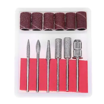 

12pcs/set Electric Nail Drill Bits Polishing Grinding Head Files For Dremel Rotary Tools Grinding Stone Wheel Head Dremel Tools