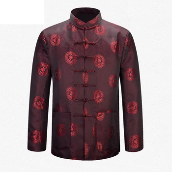

New Arrival Jacket Chinese Traditional Men's APK Coil Button Kung Fu Jackets Coats M L XL XXL 3XL MTJ2015021