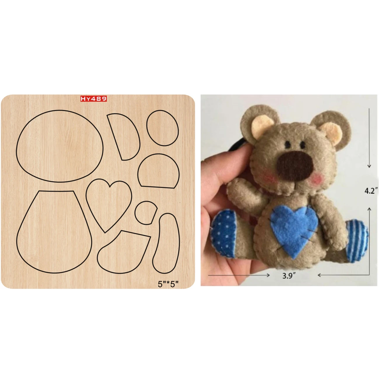 

Bear 2019 new wooden mould cutting dies for scrapbooking Thickness/15.8mm