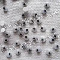 20000 ชิ้น/ล็อต, 0.5 เซนติเมตรสติกเกอร์ตาสติกเกอร์พลาสติก eyeball กาวสติกเกอร์พลาสติก wiggle eyes, ตุ๊กตา. bulk ขายส่งสต็อก