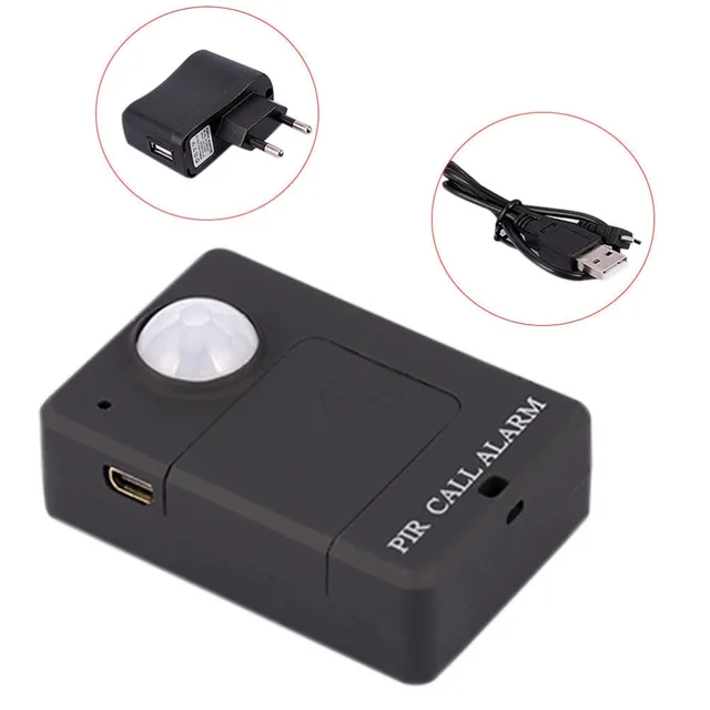 Mini GSM PIR Alarm Motion Sensor Alarm Infrared Wireless GSM Alarm Anti-theft Motion Detector With EU Plug High Sensitivity 5