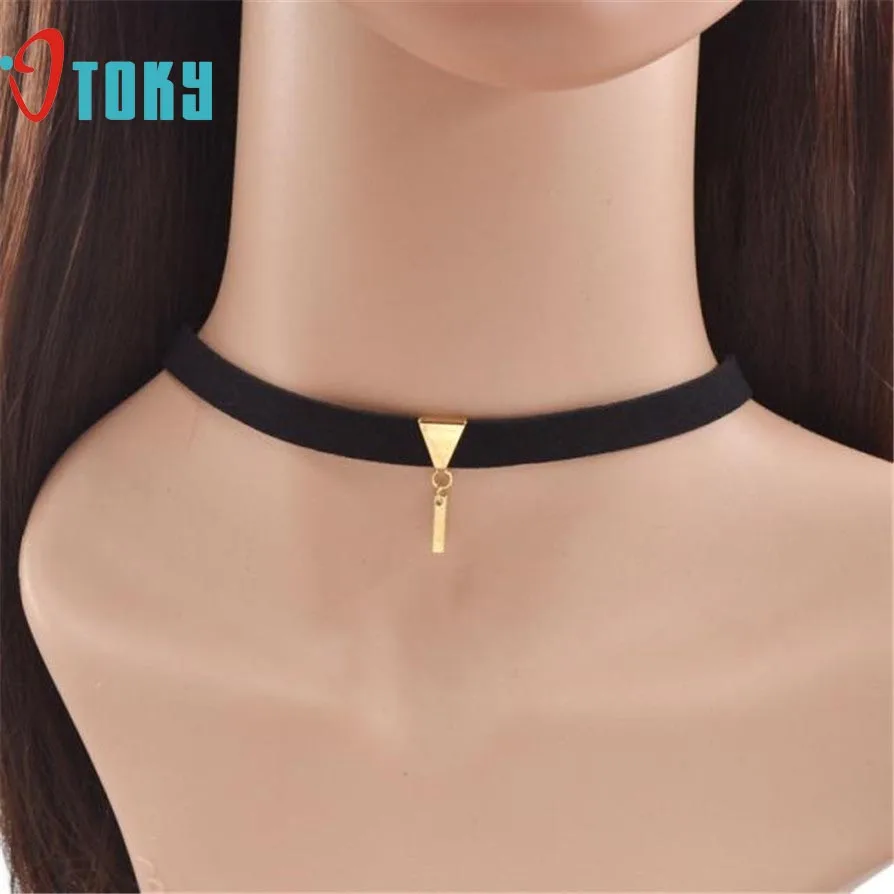 Ожерелье и подвеска OTOKY модное женское бархатное ожерелье с не сужающимся книзу