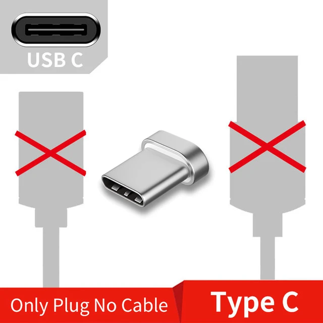 OUSU 5A супер зарядный Магнитный кабель для huawei p30 pro p20 lite usb type C кабель для huawei mate 20 10 9 manyetik sarj kablosu - Цвет: Type C Plug No cable