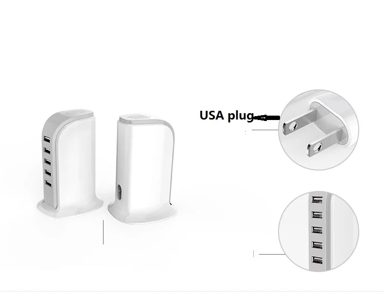 30 Вт 6A 5 Порт usb зарядная станция зарядное устройство для путешествий настольное