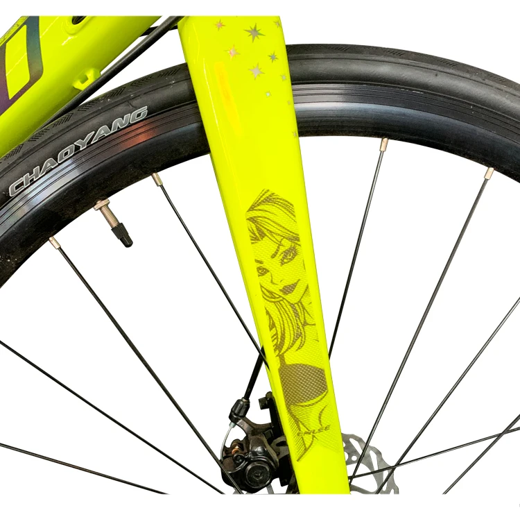 Enlee защита рамы для горного велосипеда 3D стерео дорожный велосипед толстая пленка наклейка износостойкая противоскользящая водонепроницаемая