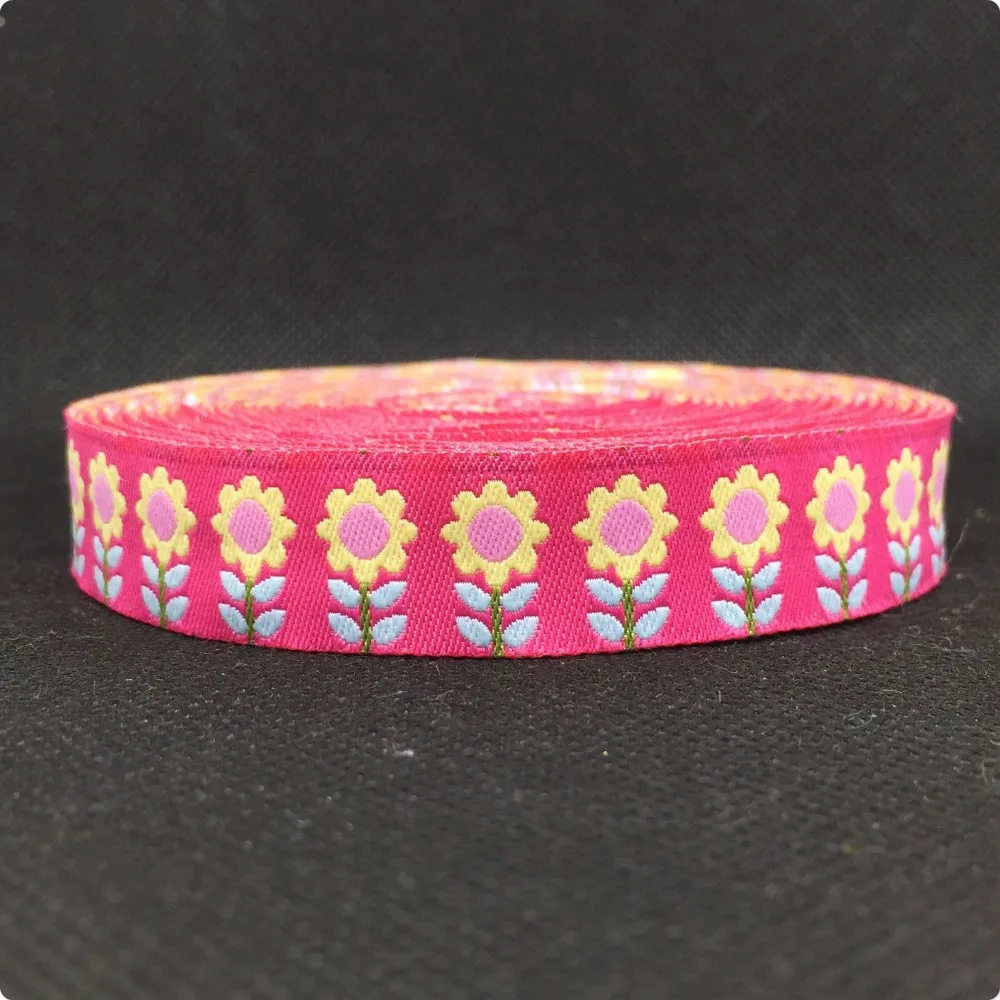 

Zakka handmade accessories flower laciness ribbon width 1.6cm length 9m/lot Jacquard Ribbon