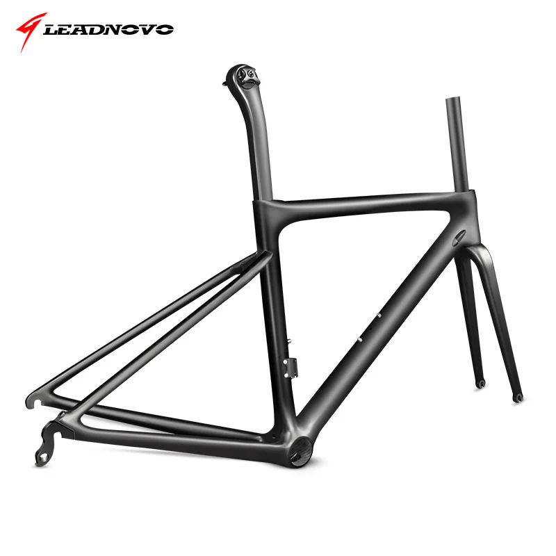 Best rainbow superlight carbon road frame UD matte glossy disc brake normal brake Di2 Mechanical taiwan race bicycle frames 3