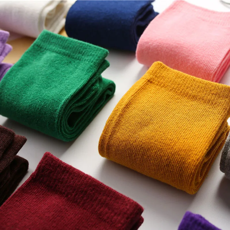 Women's socks Korea style Harajuku Candy cotton Cute short ankle socks in multiple colors for girls gift