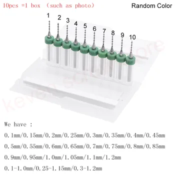 

10pcs/Set 3.0mm High Quality Hard Alloy PCB Print Circuit Board Carbide Micro Drill Bits Tool 3.0mm for SMT CNC