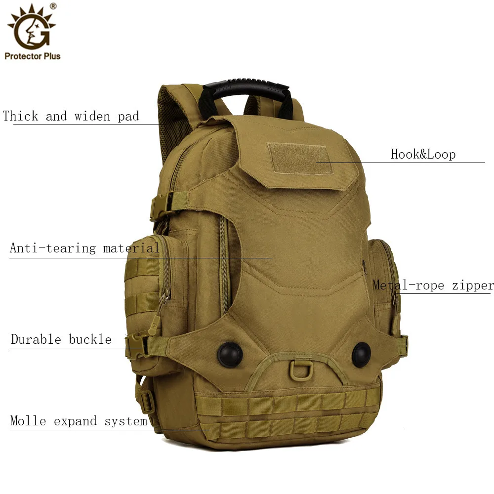 Military Tactics Backpack Camouflage Mochila Men Women Outdoor Sport Bags Molle Rucksack Hiking Backpacks Bag