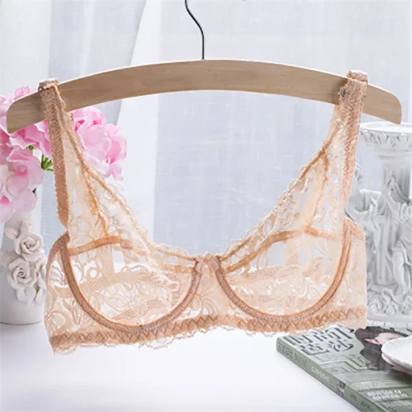 Hot Women Sexy Underwire Padded Up Embroidery Lace Bra 32 40b Brassiere 