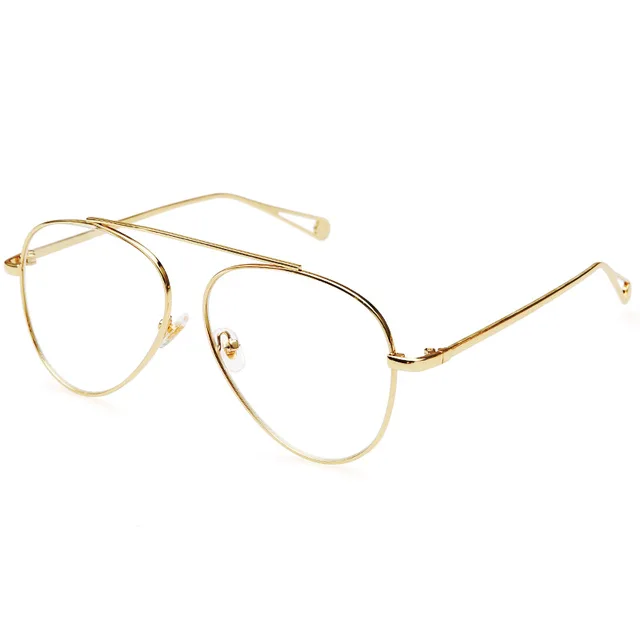 vintage rimless gold eyeglasses