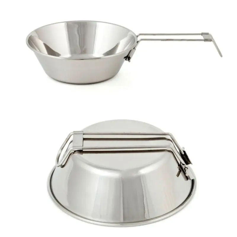Acero inoxidable plegable estufa de campamento tostadora de pan Rack bandeja pan herramientas de cocina portátil Camping vajilla