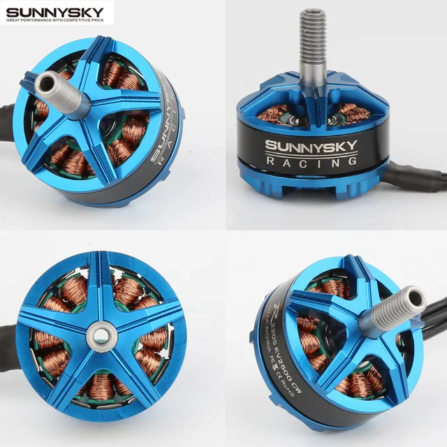 Оригинальный бесщеточный двигатель Sunnysky R2205 2300KV 2500KV для FPV гоночный Квадрокоптер