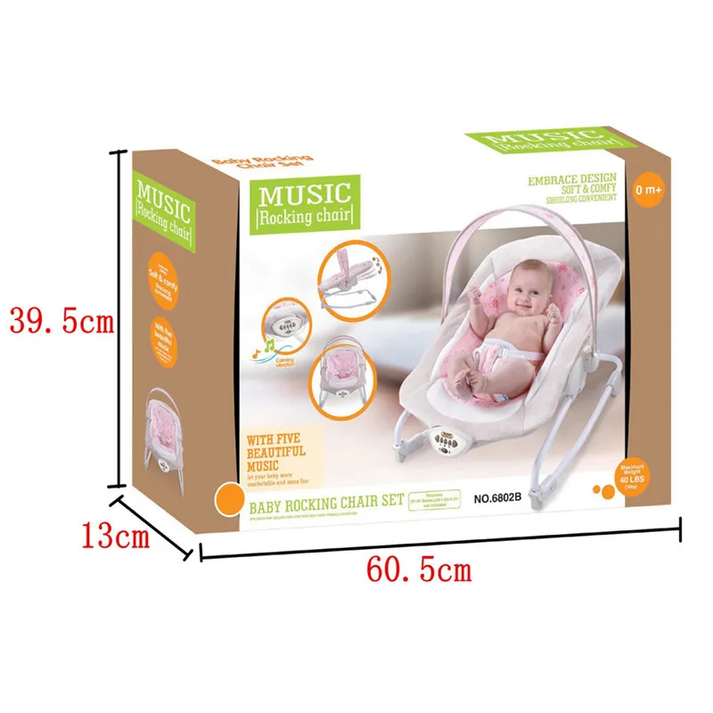 Gift Baby Electric Rocking Chair Bouncers New Kids Leisure Chair Baby Automatic Shakes With Music Appease Rocking Recliner09