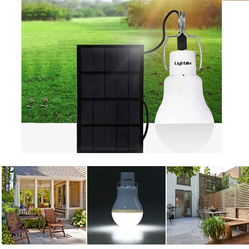 

LED Solar Bulbs 1.5W Portable Outdoor Garden Hiking Camping Solar Powered Energy Lamp 1.5V Led Bulb