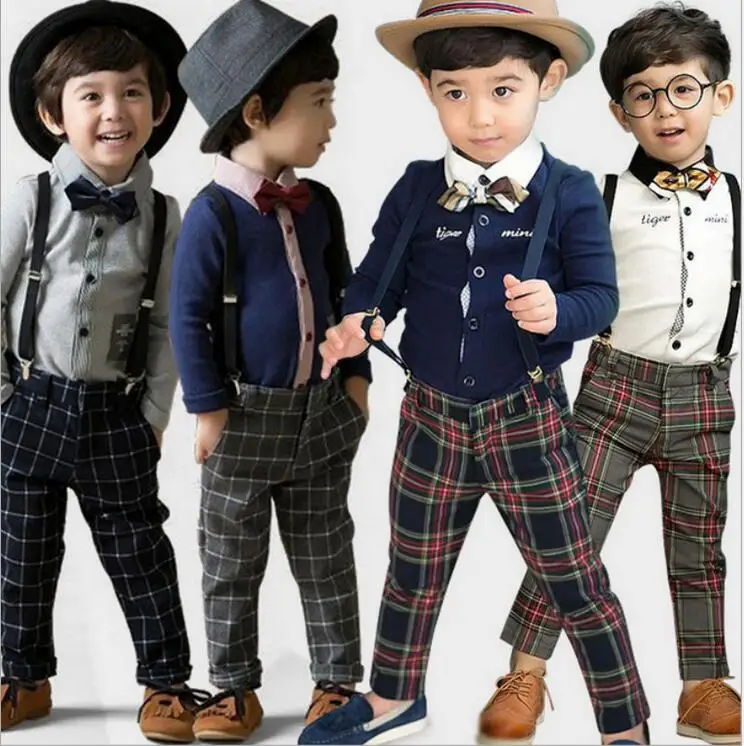 

Baby Boy Two Pieces 1 PC Cotton Boys Children One Piece False Two Jumpsuit Outfits Set Clothing Linen Blazer Robe Enfant Male
