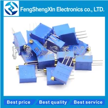 10pcs/lot 3296W Trimpot Trimmer Potentiometer 50 100 200 500 ohm 1K 2K 5K 10K 20K 50K 100K 200K 500K 1M ohm 103 100R 200R 500R
