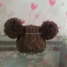 Новая детская шапка ручной работы Обувь для мальчиков теплые Кепки трикотажные ухо Весна Хлопок Кепки S для Осень Детские шапочки