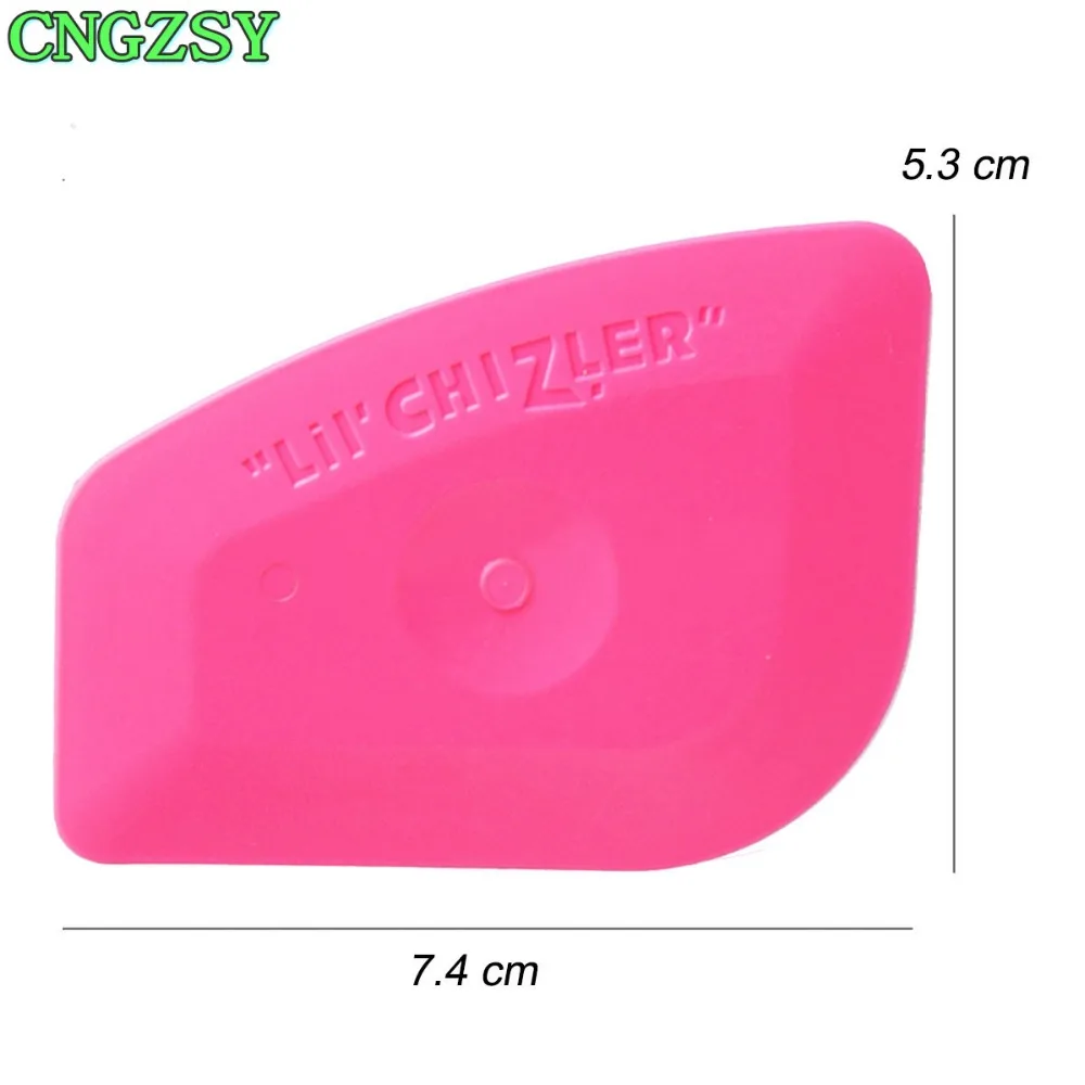 Fibra de Carbono Vidro da Janela Adesivos de Carro Cngzsy Vinyl Film Envoltório Mini Rosa Cleaner Rodo Lavagem Ferramentas Styling Raspador 10a25 10 Pcs 10 panos e escovas