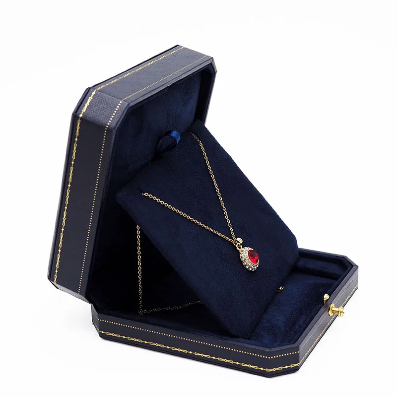 

Diamond jewellery boxes and packaging large pendant case jewelry organizer gift box.