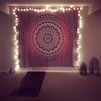 

Drop Shipping Tapestry Exclusive Branded Tapestry Indian Mandala Wall Art, Hippie Wall Hanging, Bohemian Bedspread 30