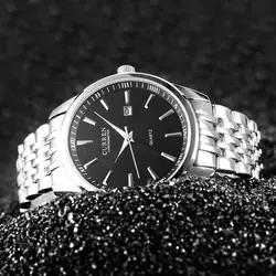 Элитный бренд часы Для мужчин Мода Спорт военные кварцевые часы Для мужчин полный Сталь Бизнес Водонепроницаемый часы человек Relogio Masculino