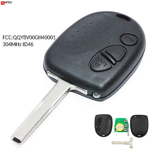 

KEYECU New Uncut Remote Control Key Fob 3 Button for Holden Commodore Genuine VS VR VT VX VZ VY FCC QQY8V00GH40001