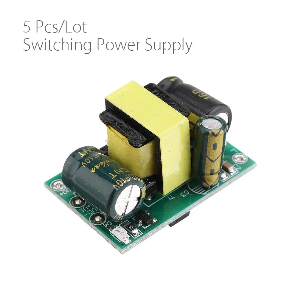 5 шт./лот AC 85-265V или DC 100-370V DC/DC 5V AC-DC DC-DC изолированный коммутации Питание модуль ldo