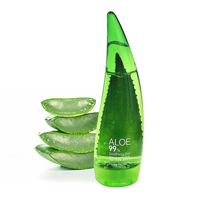 HOLIKA алоэ 99% успокаивающий гель с экстрактом алоэ вера 250 мл крем для лица Aloe Vera Gel гладкой, уменьшение постугревых рубцов, уход за лечение увлажняющий отбеливающий крем для лица крем