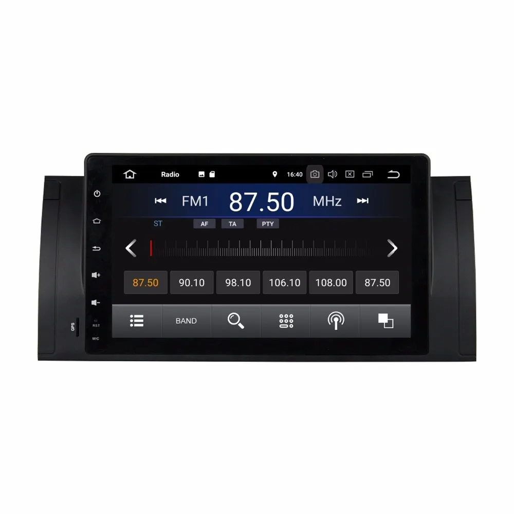 Cheap 2GB RAM Quad Core 9" Android 8.1 Car Audio DVD Player for BMW M5 E39 X5 E53 With Car Radio GPS WIFI Bluetooth 16GB ROM USB DVR 2