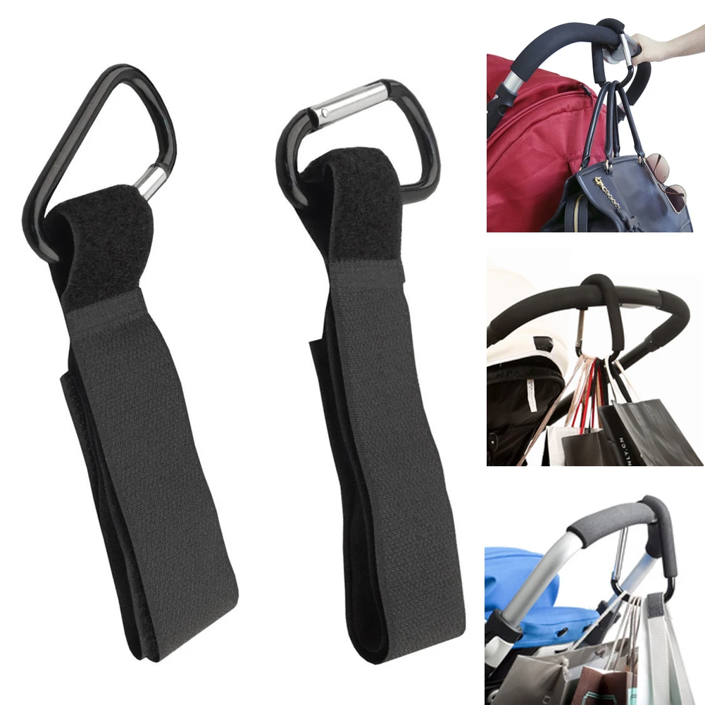 

4pcs Universal Mummy Buggy The Stroller Clip Hook Bag for Wheelchairs Baby Car Holder Baby Trolley Shopping Cart Dropshipping