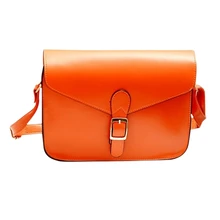 Женская сумка, сумка-мессенджер, элегантный дизайн, винтажная Сумка-конверт, сумка на плечо, высокое качество, портфель, оранжевый