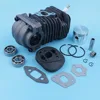 Cylinder Piston Pan Crank Bearing Seal Gasket Kit For MCCULLOCH MAC CAT 335 435 440 338 438 444 Chainsaw Nikasil Plated 4