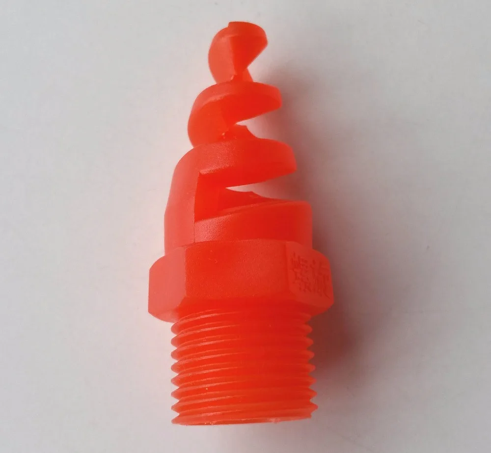 5 pcs New 3/8" DN10 Polypropylene PP Spiral Cone Spray Nozzle 3/8 " BSPT 0.375" 