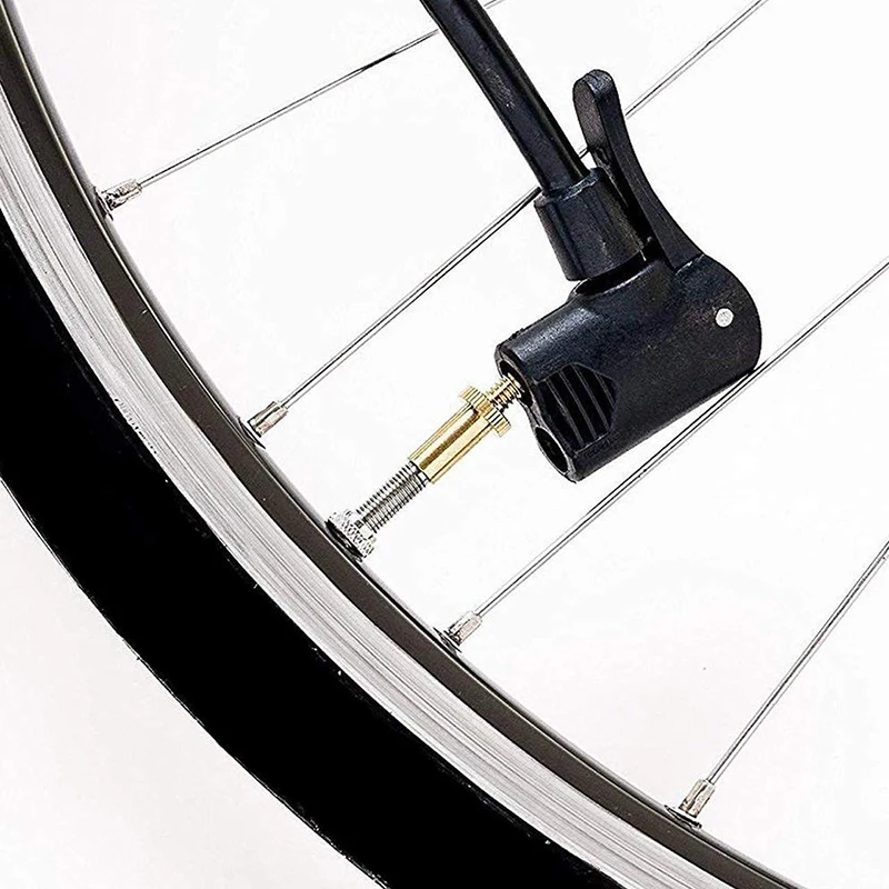 Колпачок велосипедный Клапан адаптер Соединительная насадка комплект Замена для надувания шин запчасти 10 шт. золотые велосипедные запчасти