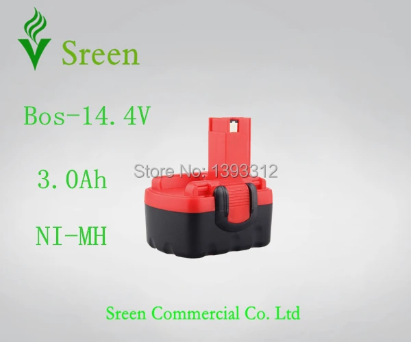 

New 14.4V Ni-MH 3000mAh Replacement Power Tools Battery Packs for Bosch 2 607 335 711 BAT038 BAT040 BAT041 2 607 335 276 BAT159