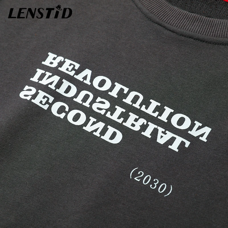 LENSTID Marx Engels Ленин Сталин принт мужские свитера и толстовки хип хоп Повседневный пуловер, Свитшот Топы уличная мода