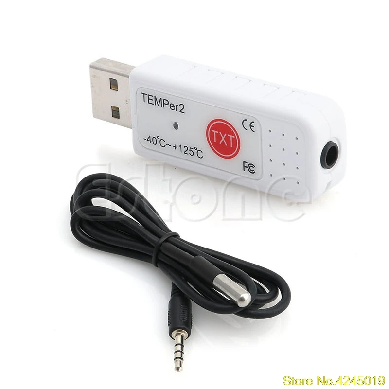 Высококачественный датчик температуры ПК термометр USB гигрометр температурный Регистратор данных, записывающее устройство