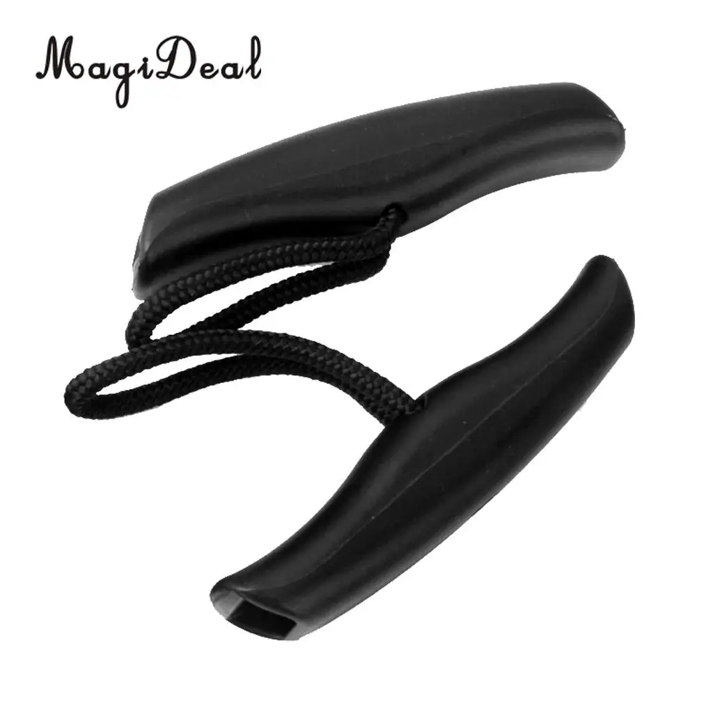 MagiDeal 2 PCS Nylon Kayak Toggle Handle W/ Cord Rope, 4 PCS Plastic Hull Drain Plug Bung for Marine Boat Canoe Kayak Dinghy
