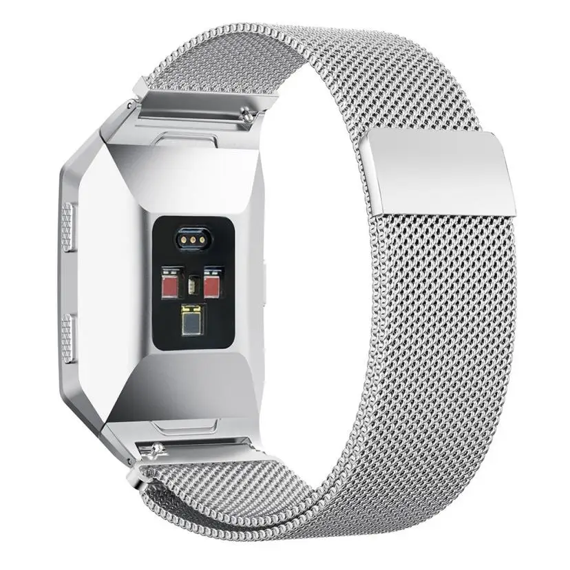 HL Магнитный Миланцы Нержавеющая сталь браслет Quick Release Fit ремешок для fitbit ионной oct19
