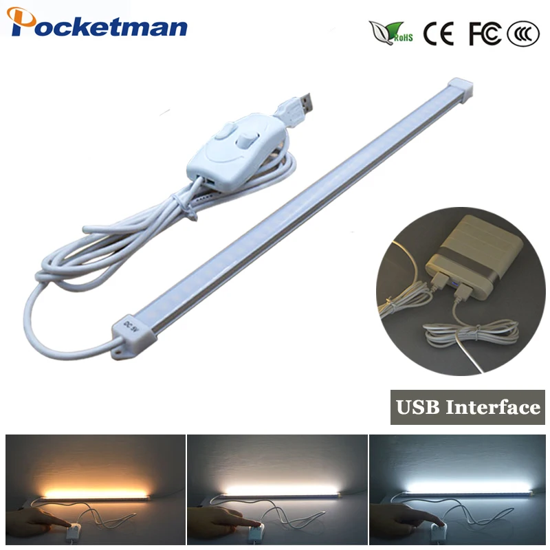 

USB LED Strip Bar SMD 2835 5V USB LED Desk Table Lamp Light for Bedside Book Reading Study Office Work Children Night Light