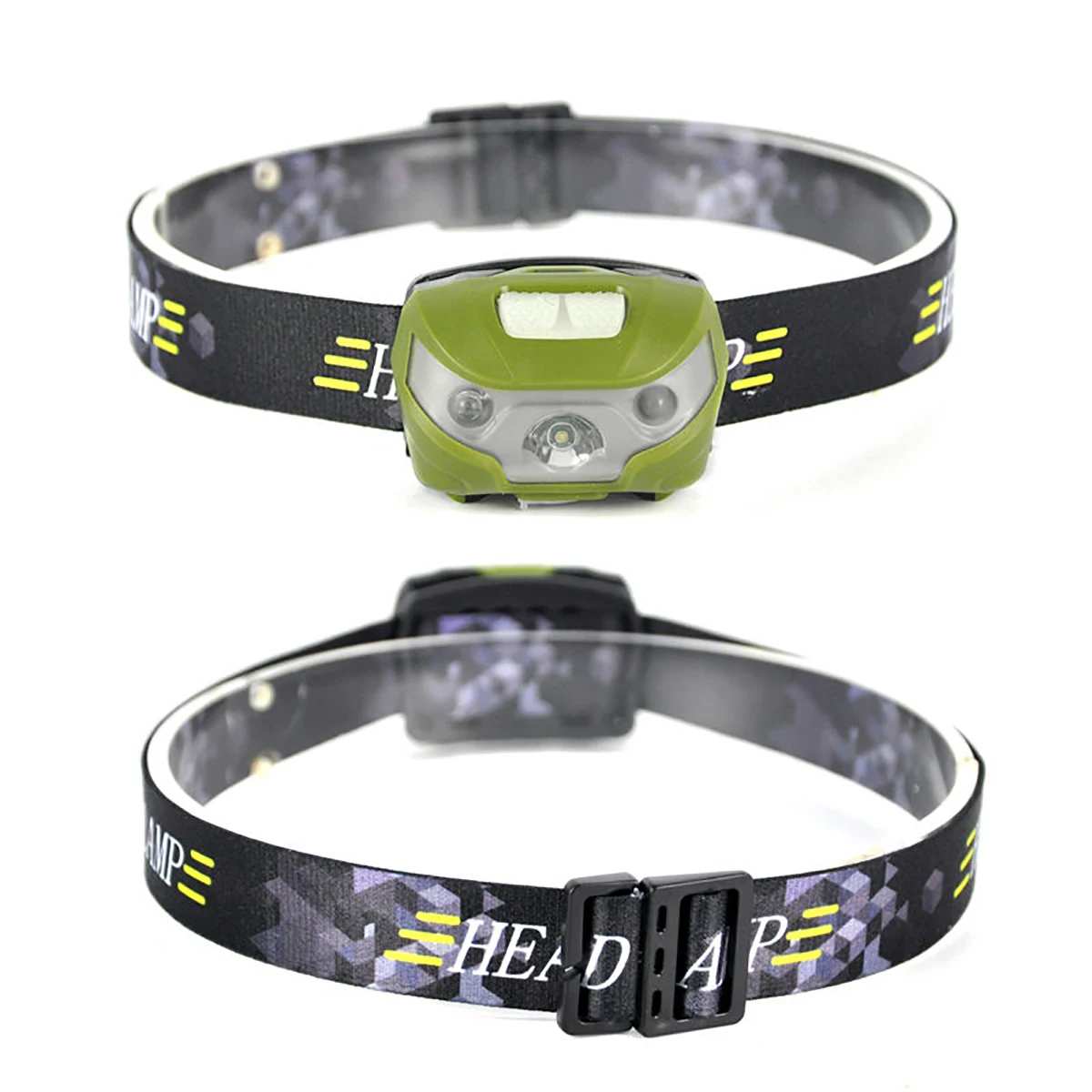 Motion Sensor Rechargeable LED Mini Headlamp USB Headlight Head Torch 5 Modes